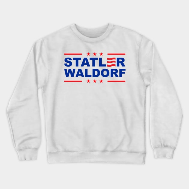 Statler and Waldorf For President 2024 Crewneck Sweatshirt by rajem